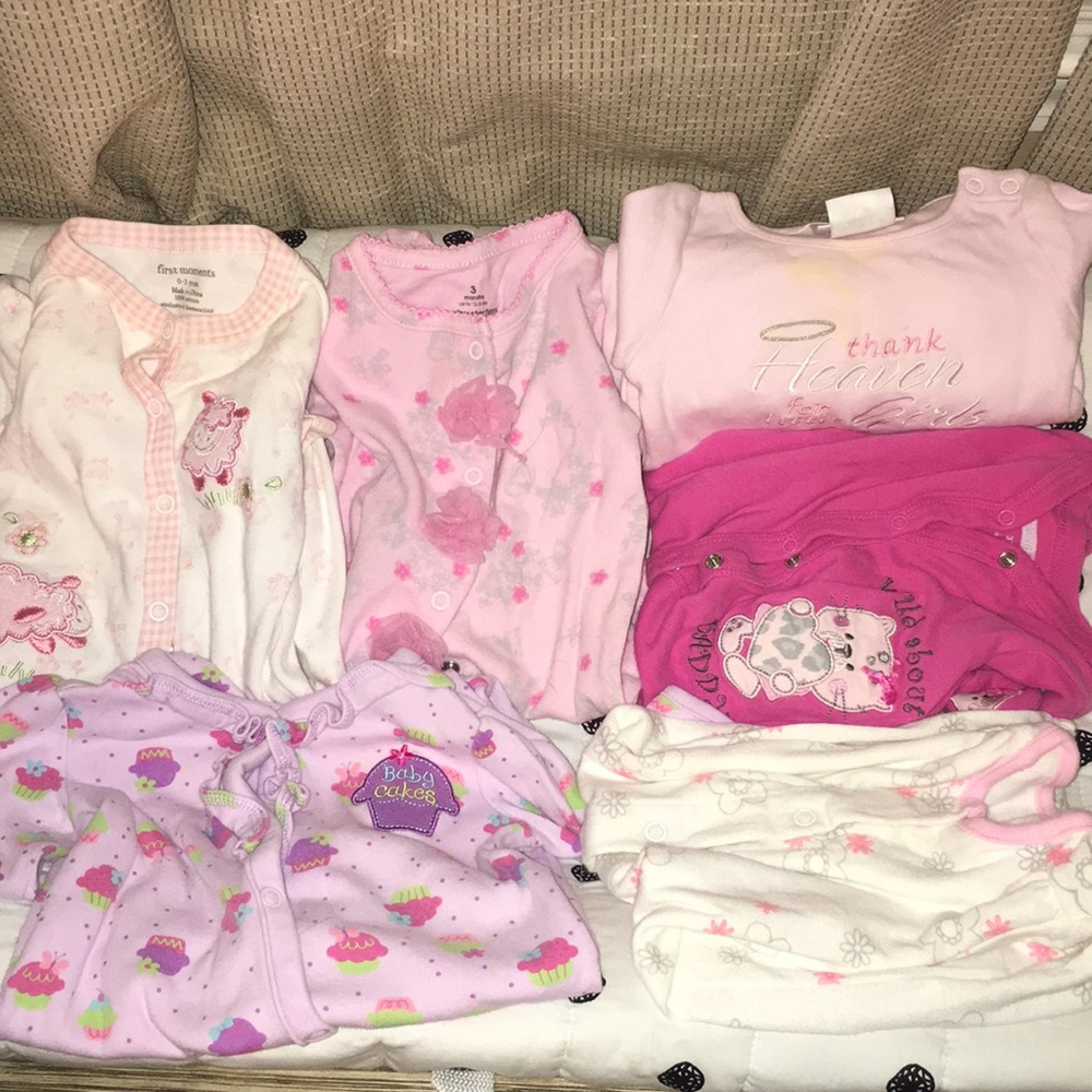 Play condition sleepers 0-3m and 3m various brands